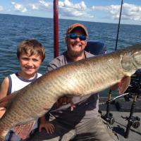 Nice Muskie Caught on The Bay of Green Bay