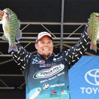 Chris Lane; 2013 Bassmaster Elite on Lake Saint Clair