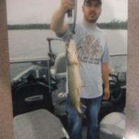 Justin with a 5 1/2 Lb Pike released