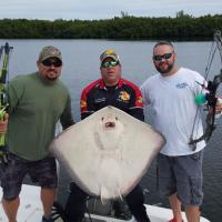 Bow Fishing Rays with Captain Ike