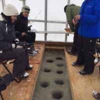 Ice Fishing With Company