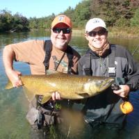 Salmon fishing on Platte River
