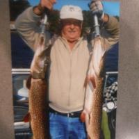 Jerry with 2 19 Lb Pike released