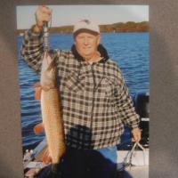 Jerry with a 13 Lb Pike released