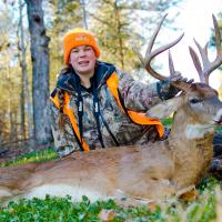 Raliegh Tags Her Buck