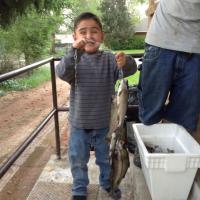 We're having trout tonight!