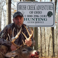 Rick with his 9 point buck