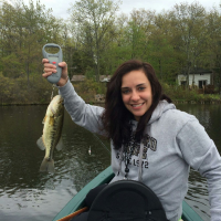 Cat Raiti caught a bass