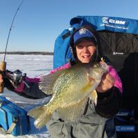 Big Crappie With Shelly Holland