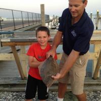 Matt's first keeper Fluke