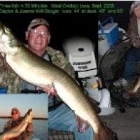 Three in 50 minutes Muskie