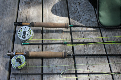 1 fly fishing rods