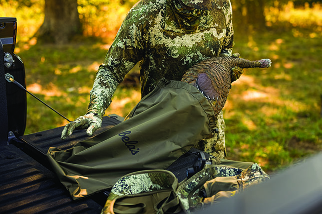 Man Setting Up Decoy For Hunt