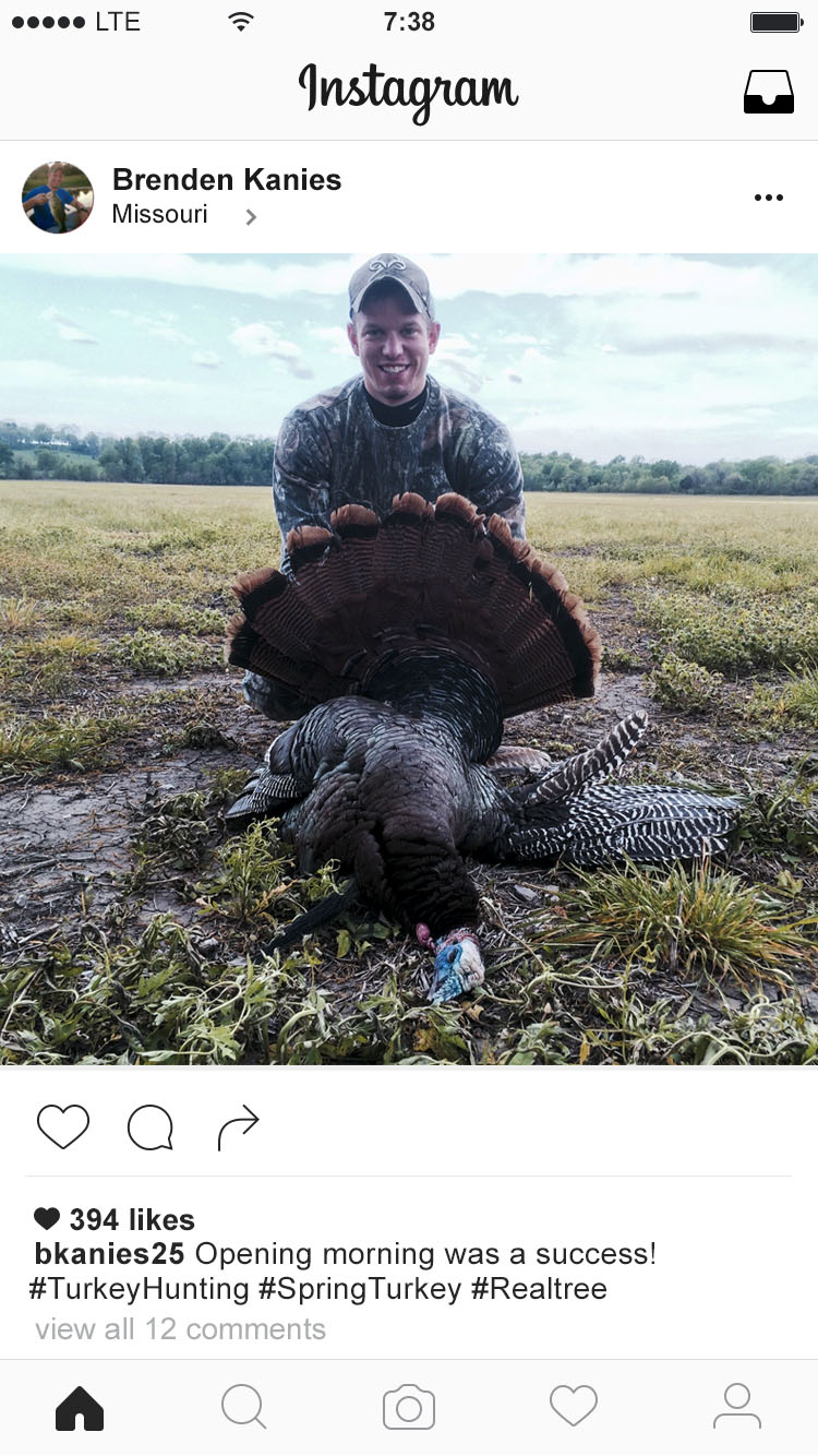 Turkey Hunting Instagram Post