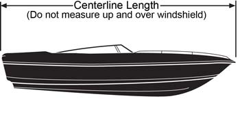boat cover centerline length  measurement