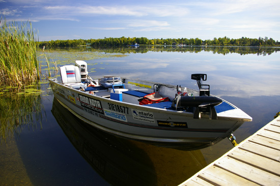 boat at dock