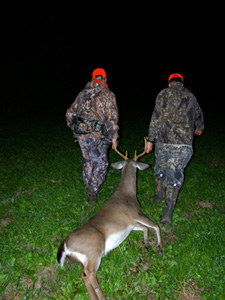 Hunters and Farmland Deer