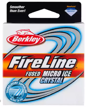 Berkley FireLine Crystal Micro Ice Fishing Line 50 Yard Pony Spool 