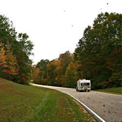 Renting An RV Driving Highway