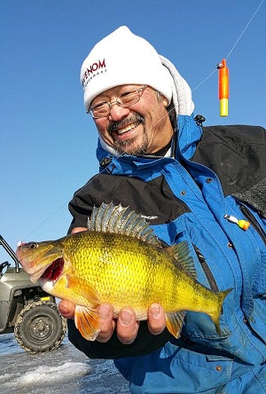 Greenbackin' on the Ice for Lethargic Fish