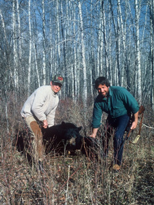 hunters bagging black bear