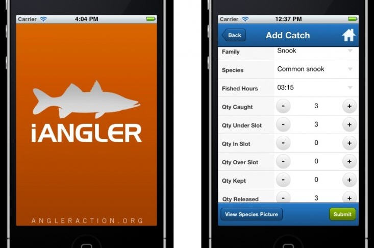 angler action mobile apps