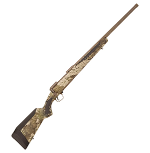 Savage 110 Rifle with camo stock and threaded barrel