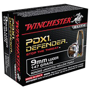 Winchester PDX1 Bonded Handgun Ammo