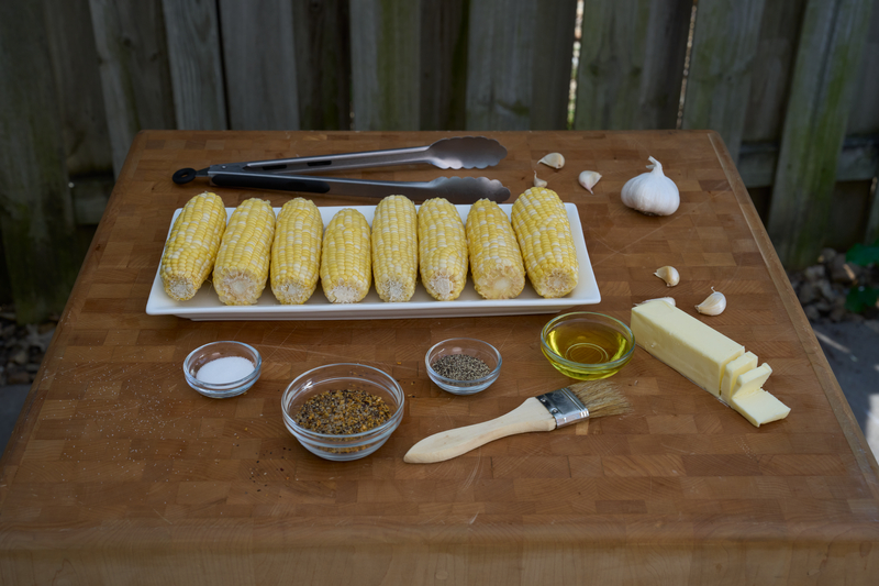 ingredients for traditional grilled corn