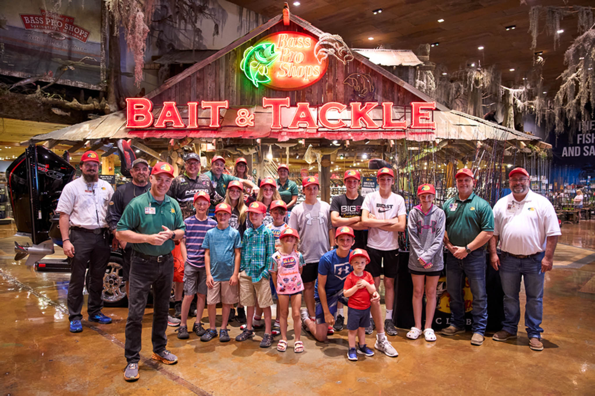 Group at Bait & Tackle - Bass Pro