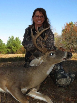 Brenda Valentine With Deer