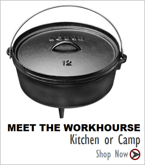 dutch oven for kitchen or camp cooking