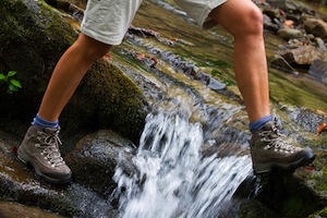 Hiking Across Water