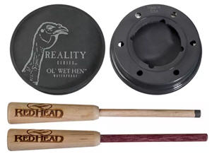 RedHead Reality Series Ol' Wet Hen Slate Over Glass Friction Turkey Call 