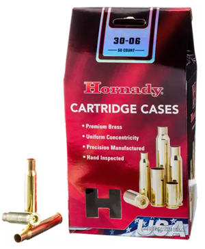 Hornady Unprimed Brass Rifle Cartridge Cases 