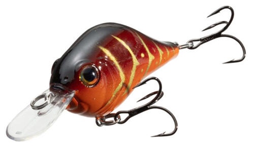 Bill Lewis MR-6 Crankbait , color is Rayburn Red Craw