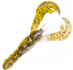  Strike King Rage Tail Craw Soft Bait Lures - Green Pumpkin/Pearl Belly  