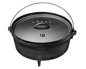 Lodge Logic 6-Quart Cast Iron Camp Dutch Oven