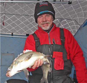 Ice angler John Whyte