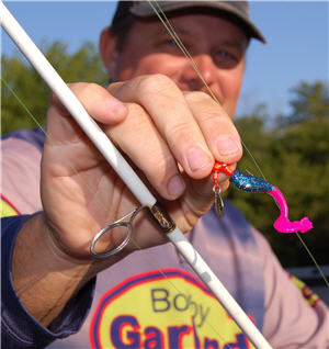 Rigged fishing bait 2.5” Bobby Garland Stroll’R 
