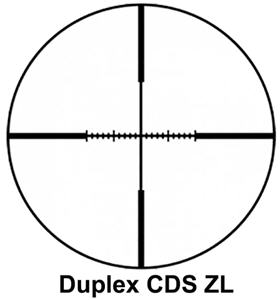 reticle or crosshair aiming point