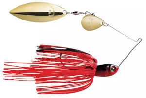 Strike King Premier Plus Spinnerbait Tandem - red / crawfish