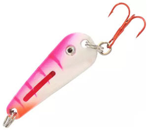 Northland Doodle Bug Spoon DBSG3-10 Super Glo Firetiger ice fishing jig