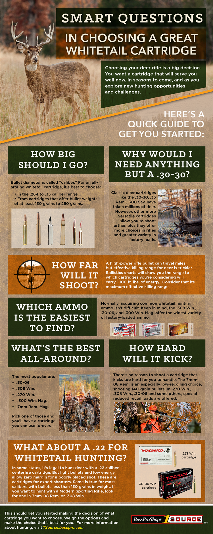 whitetail cartridge guide