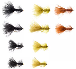 Cabela's 10-piece Classic Wooly Bugger Fly Assortment