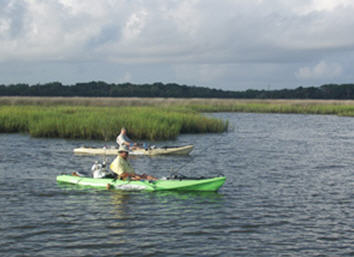 kayak fishermen