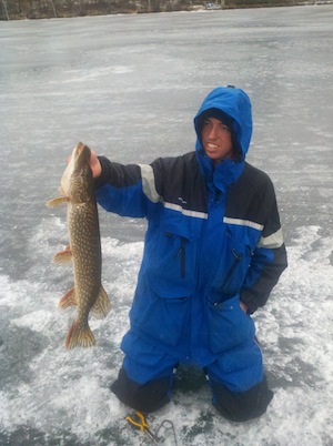 Pete Maina Ice Fishing