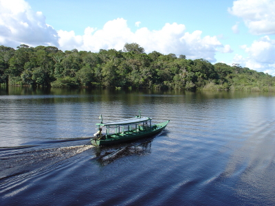 Manaus, Brazil Boat on the Amazon