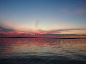 Minnesota sunset Rush Lake