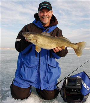 Pinpointing Walleyes During Early Ice